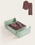 Set Giftbox - Vegan Silk Long Sleeve Sleep Shirt & Wide Leg Sleep Pant - Garnet