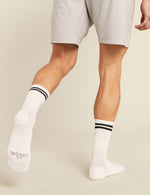 Men's Striped Cushioned Crew Socks