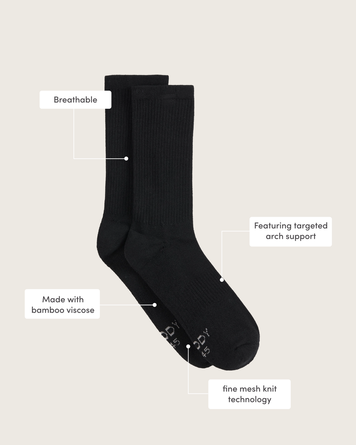 The Seamfree Socks & Briefs Pack - Black