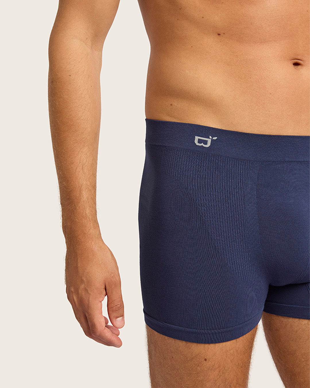 Men's Seamfree Boxer Briefs - Navy