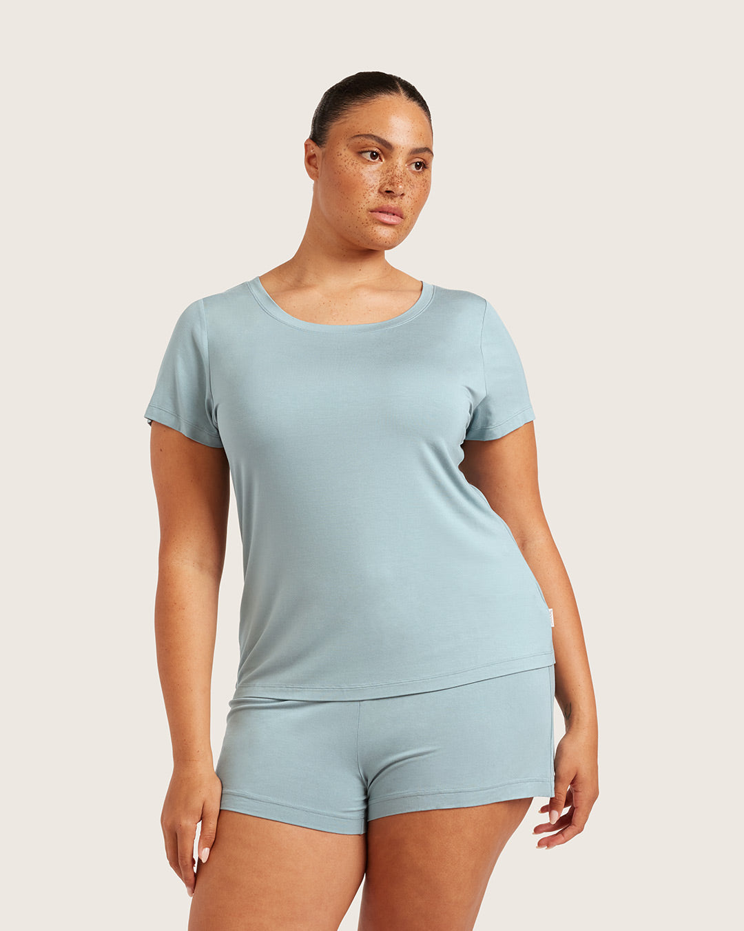 Goodnight Sleep Tee - Mineral Blue