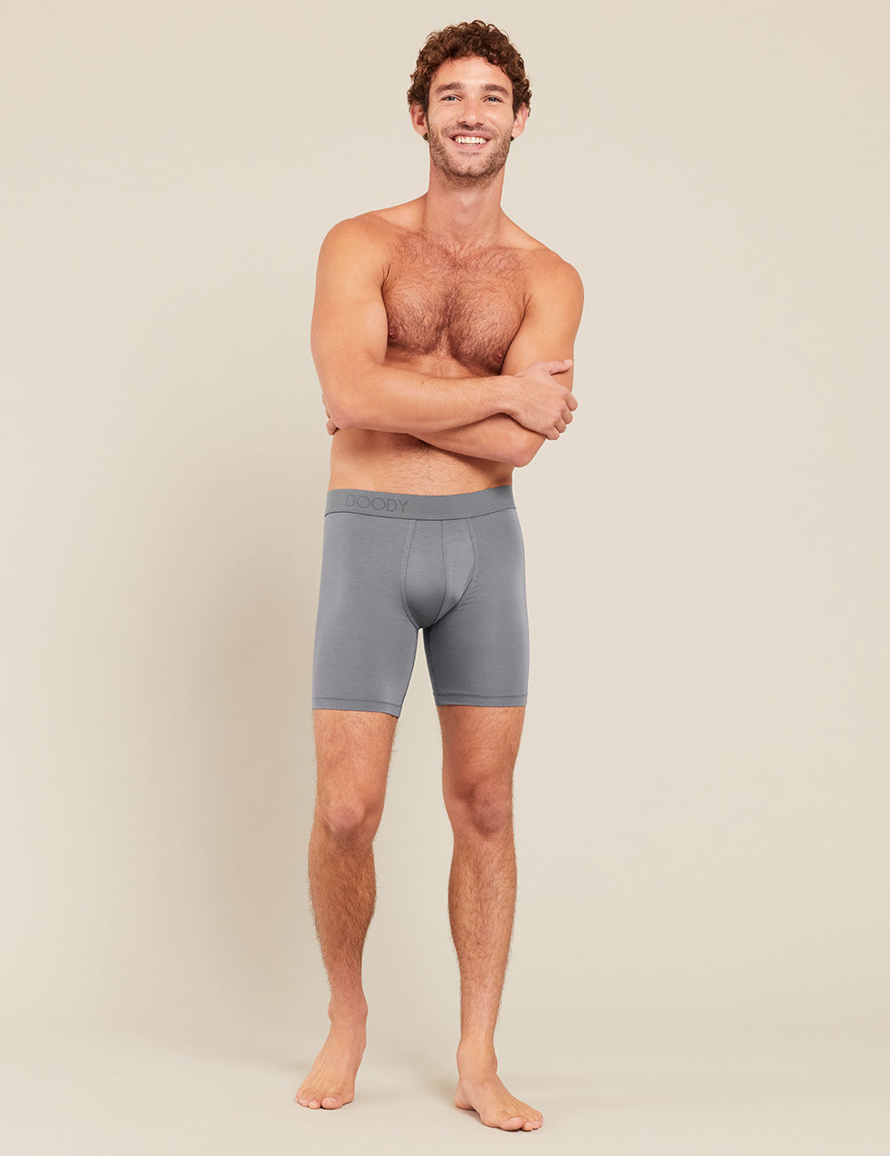 Men's Everyday Mid-Length Boxer Briefs - Ash