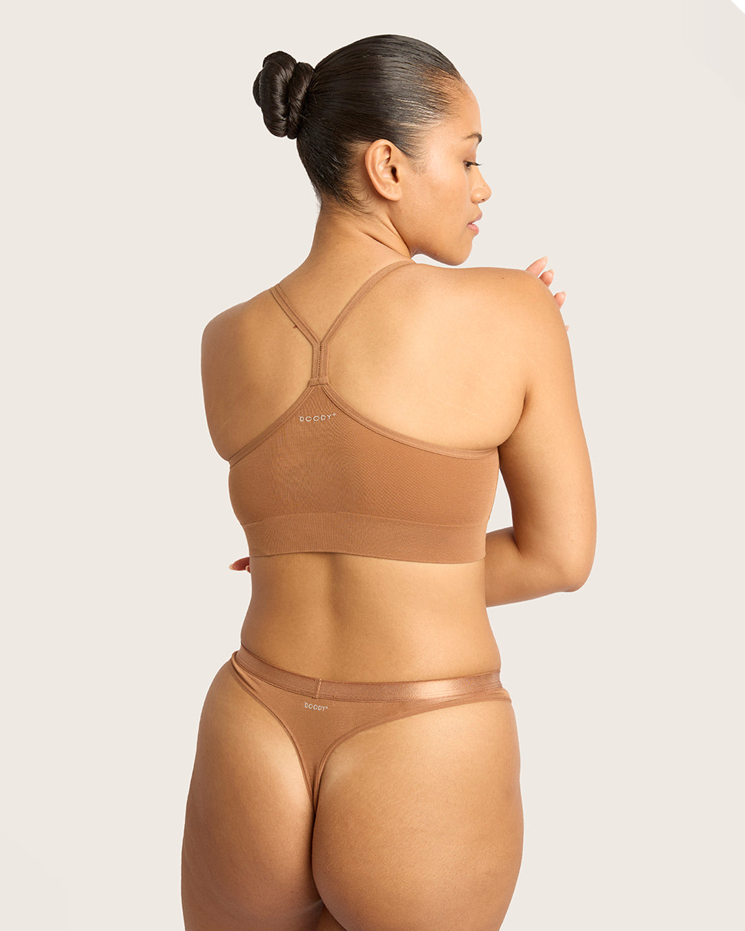 LYOLYTE Racerback Bralette - Maple