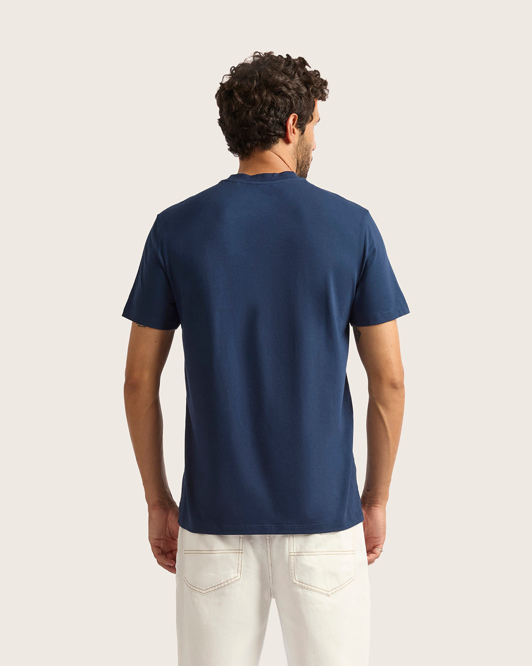 Men's Classic Crew Neck T-Shirt - Navy