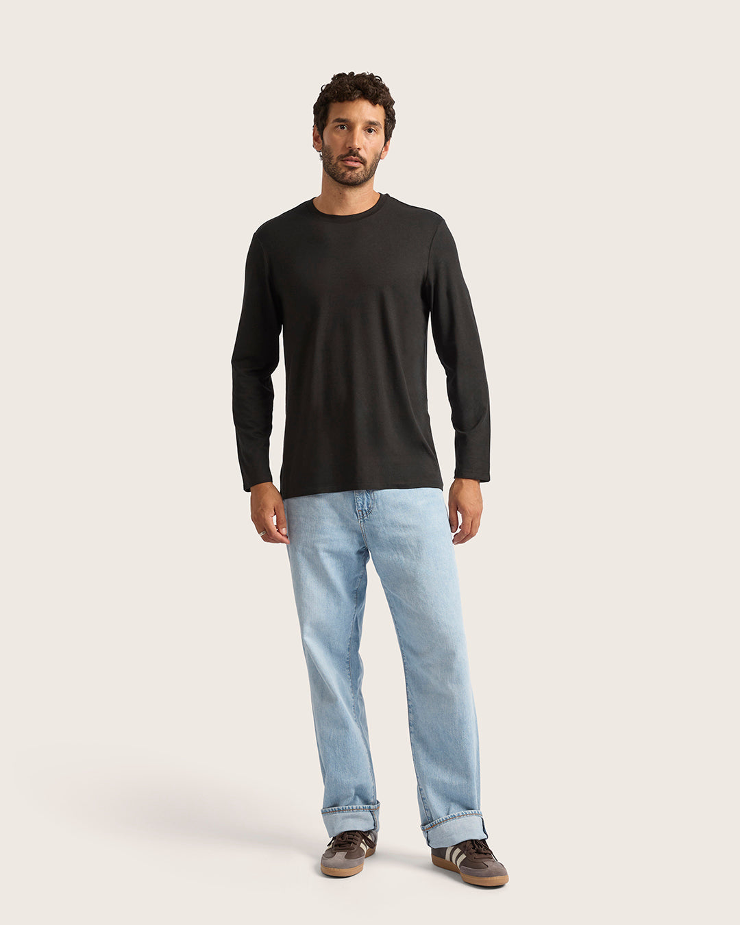 Men's Classic Long Sleeve T-Shirt - Black