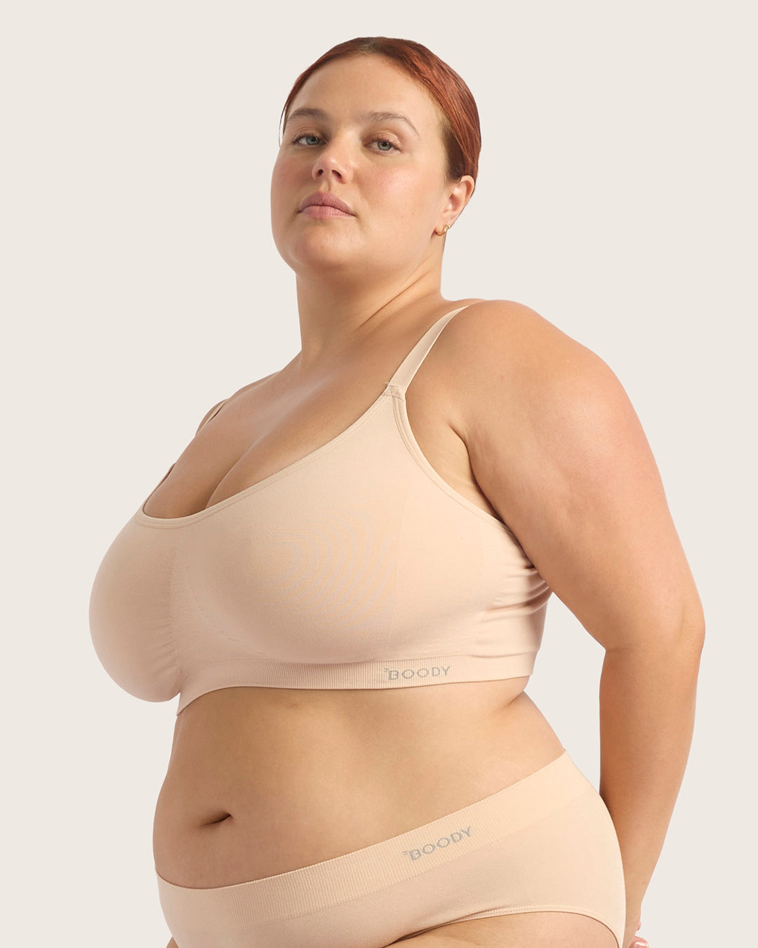 Full Bust Wireless Bra - Shell