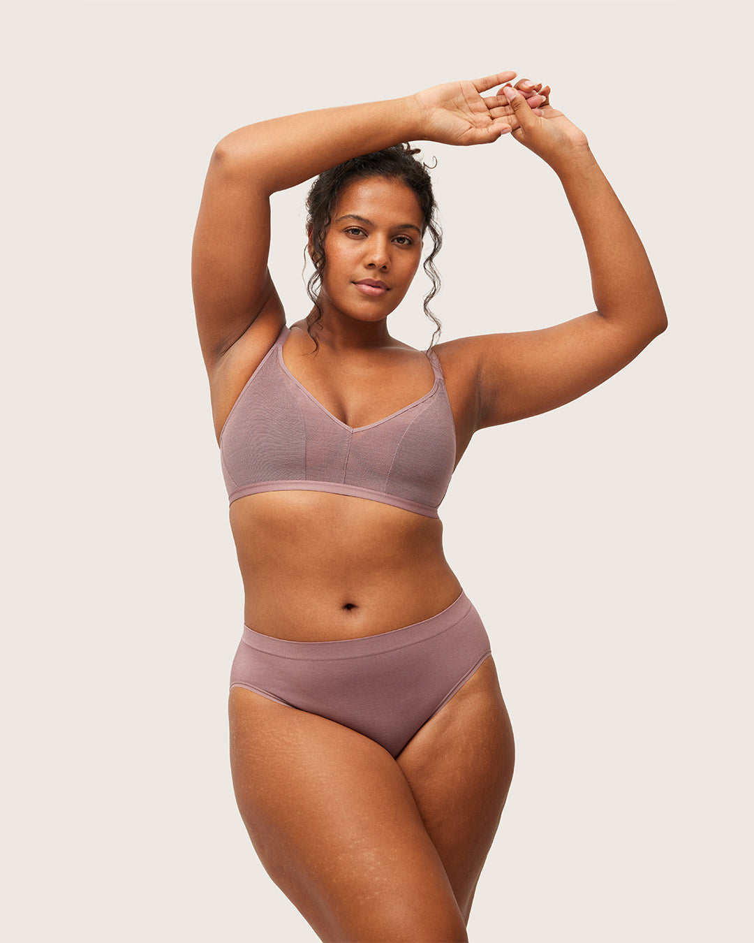 UltraLyte Midi Briefs - Mauve