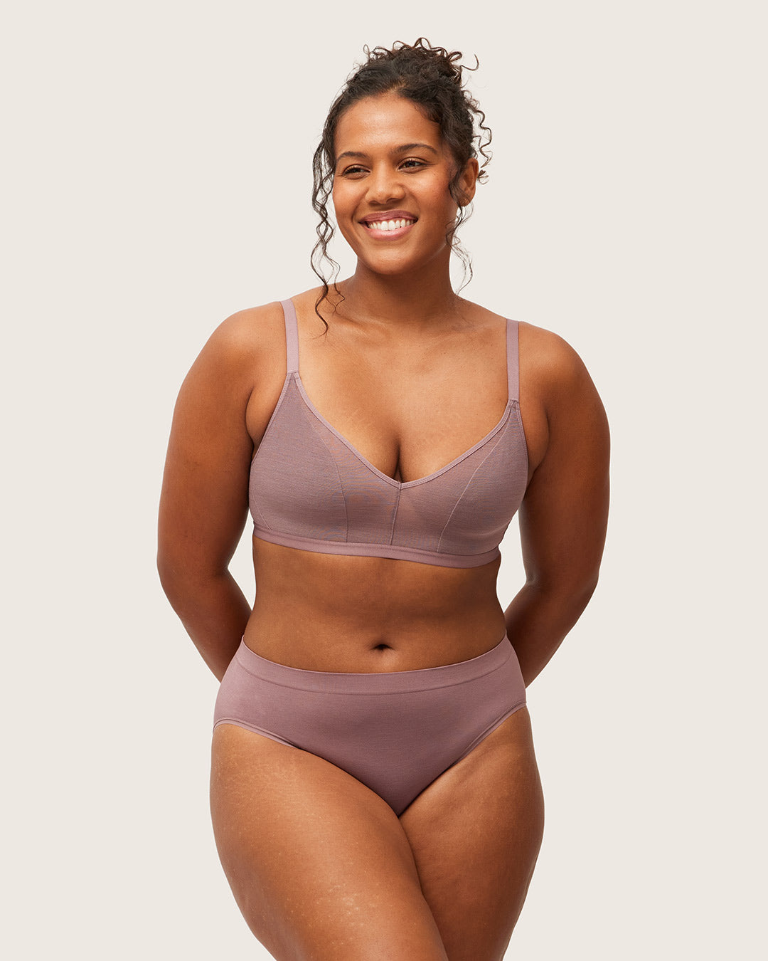 UltraLyte Midi Briefs - Mauve