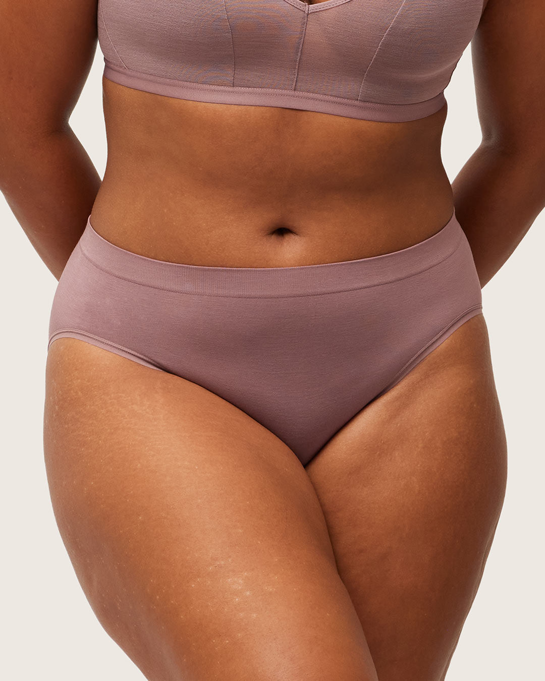 UltraLyte Midi Briefs - Mauve