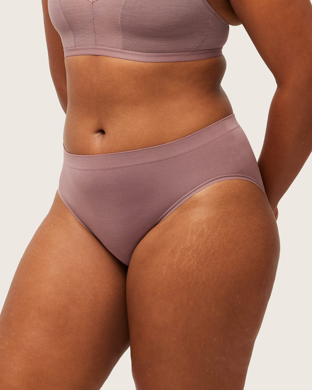 UltraLyte Midi Briefs - Mauve