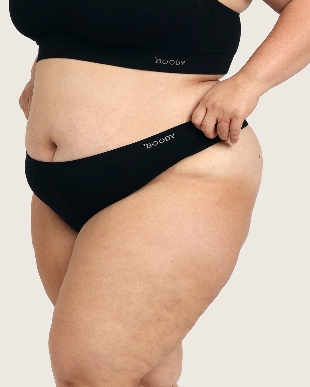 Period & Leak Proof - G-String - Light - Black