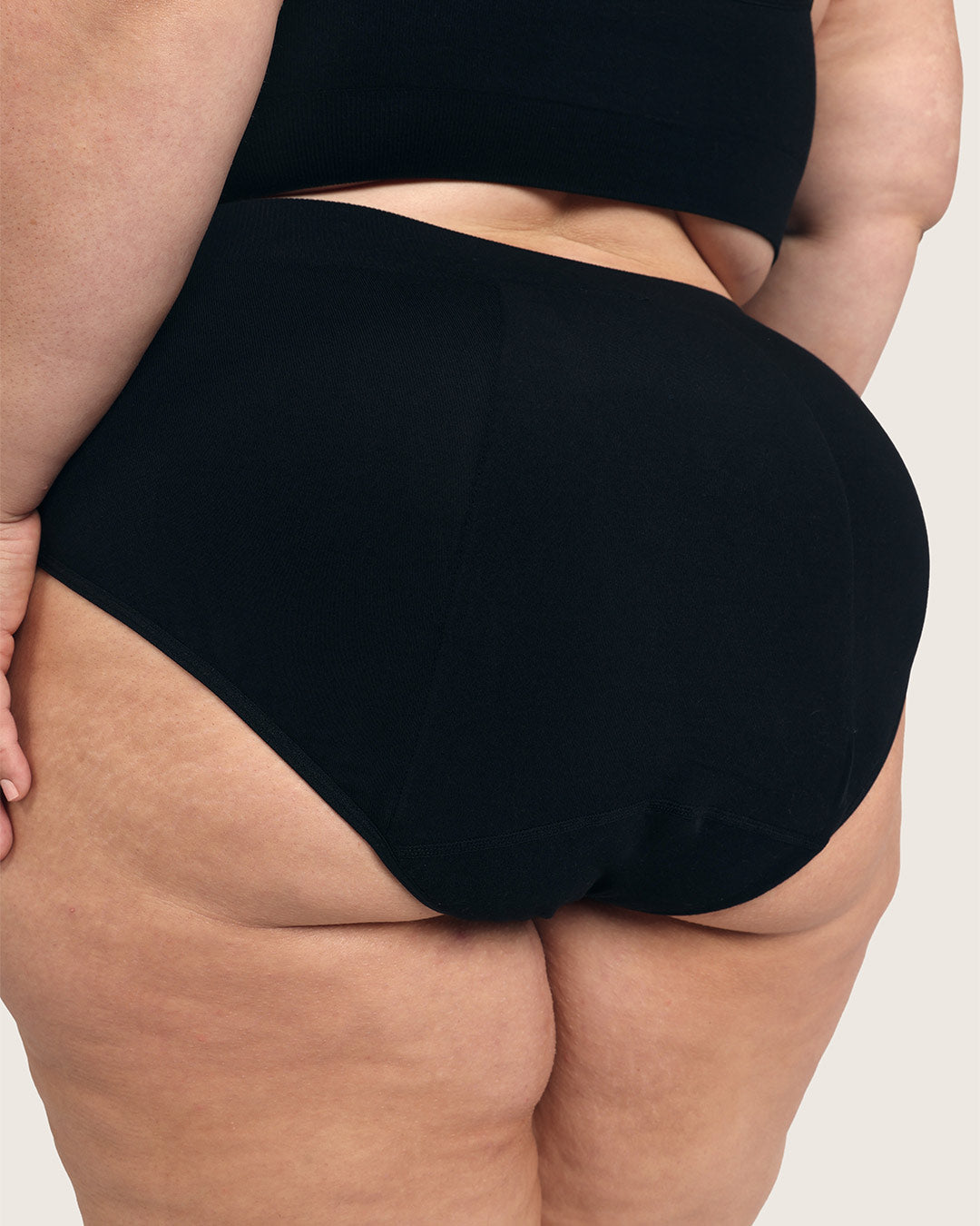 Period & Leak Proof - Full Briefs - Overnight - Black