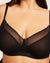 FreeMesh Full Bust Wireless Bra - Black