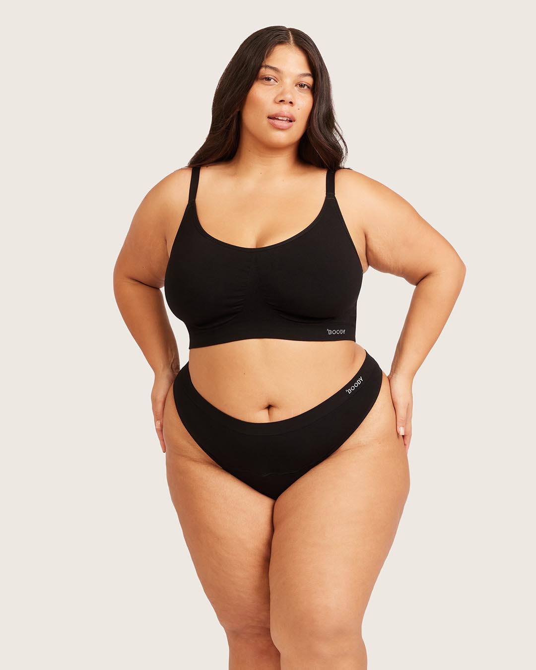 Period & Leak Proof - G-String - Light - Black