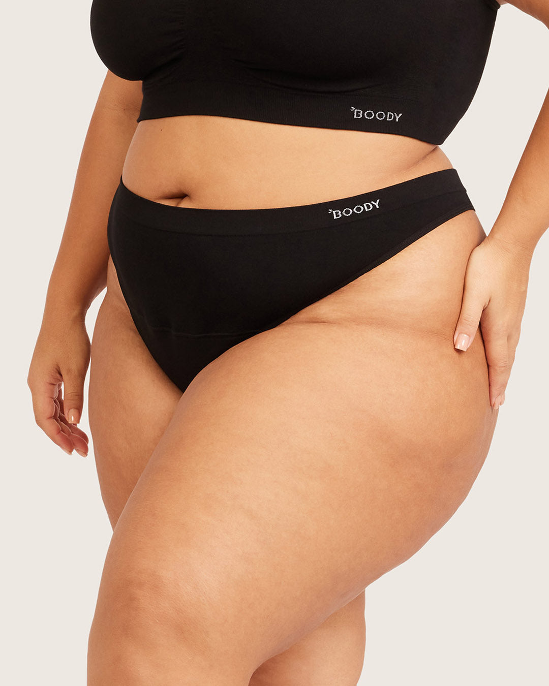 Period & Leak Proof - G-String - Light - Black