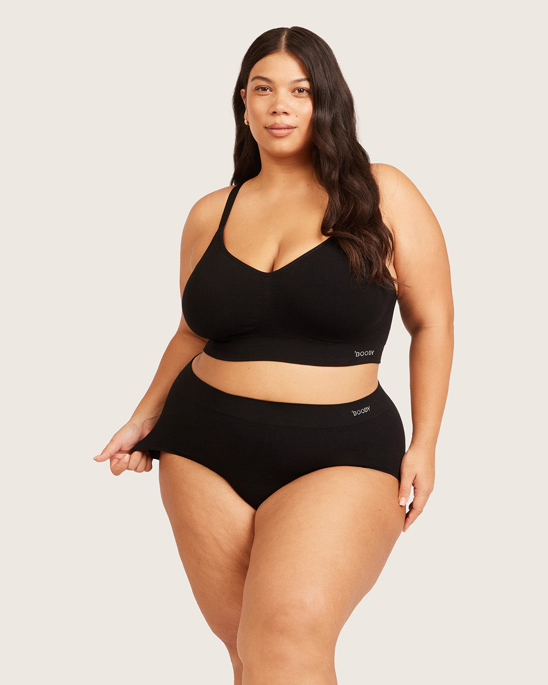 Full Coverage Briefs - Black