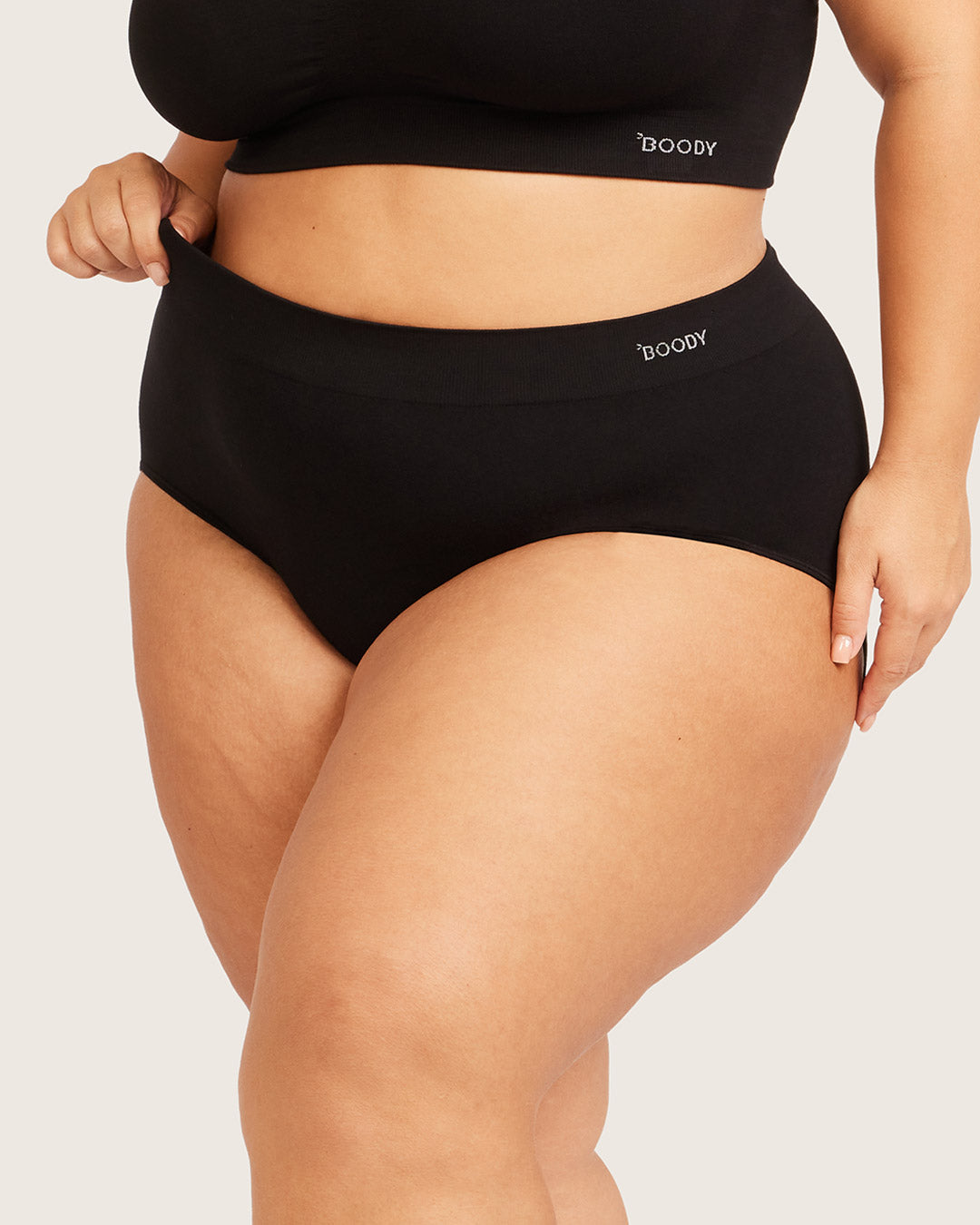 Full Coverage Briefs - Black