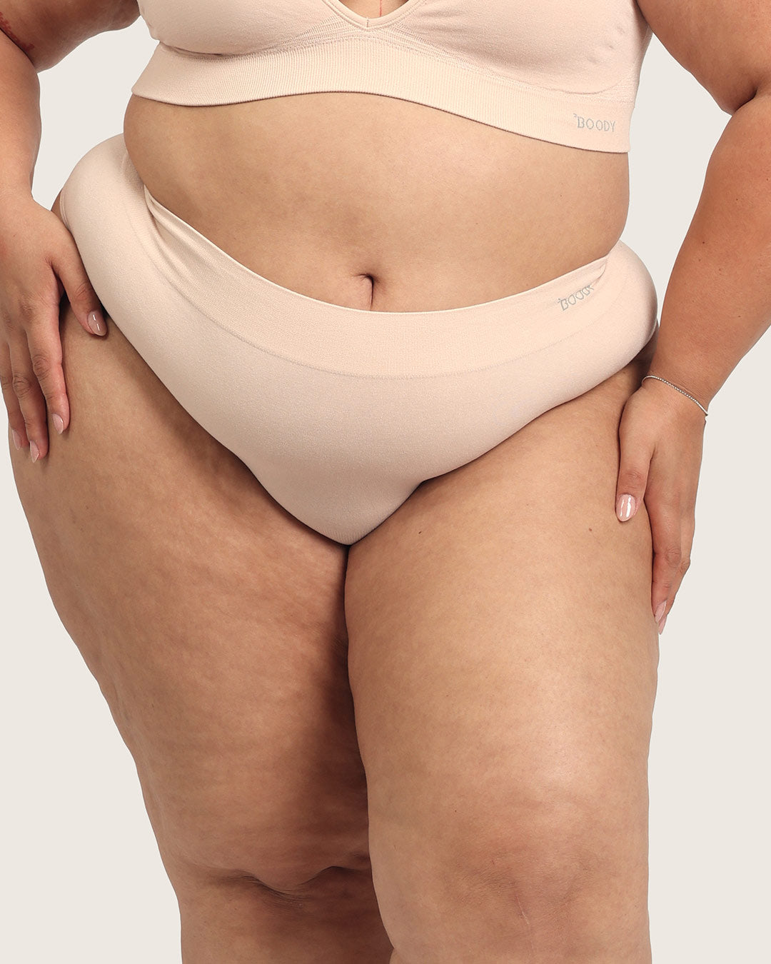 High Waist G-String - Shell