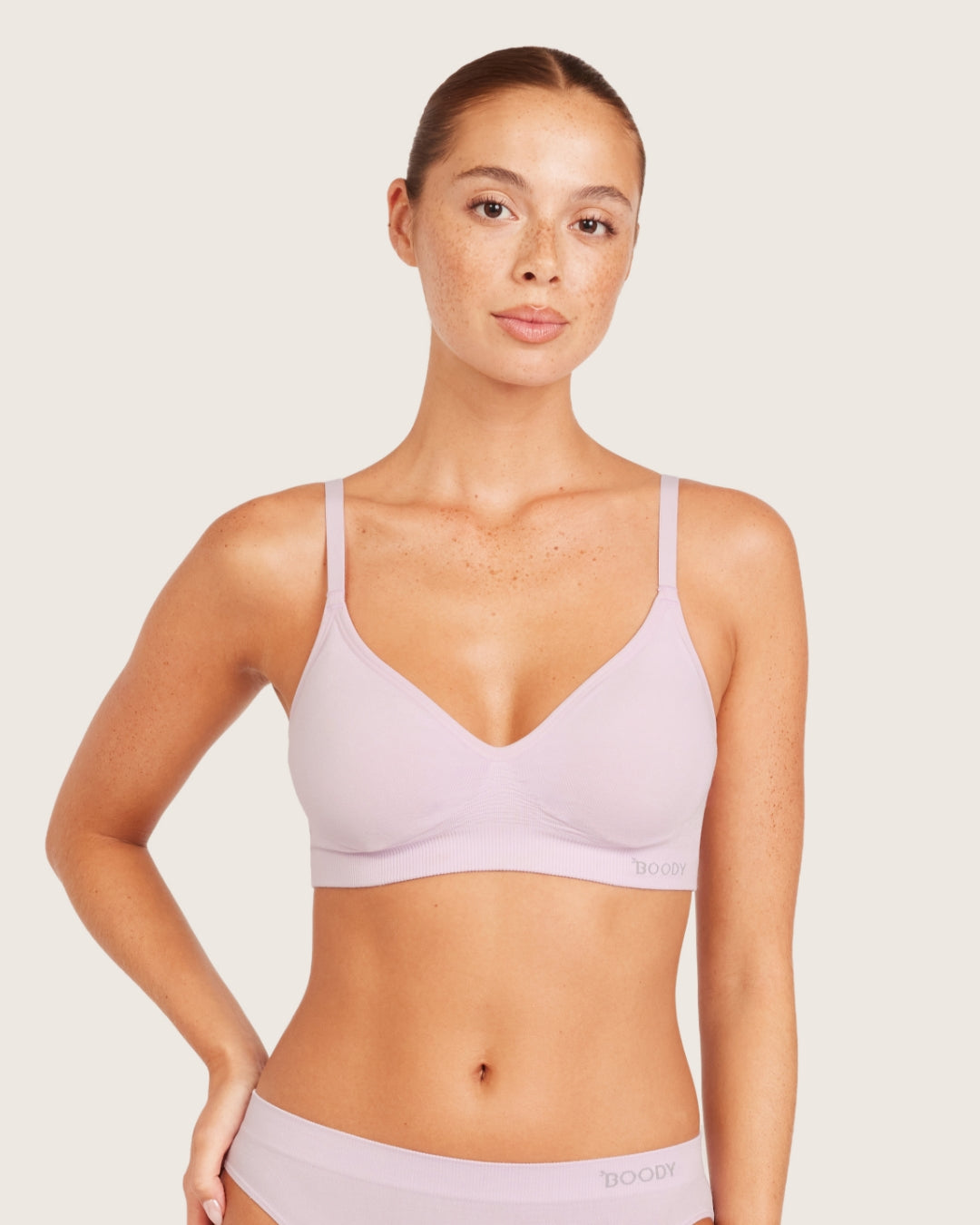 Wireless T-Shirt Bra - Orchid