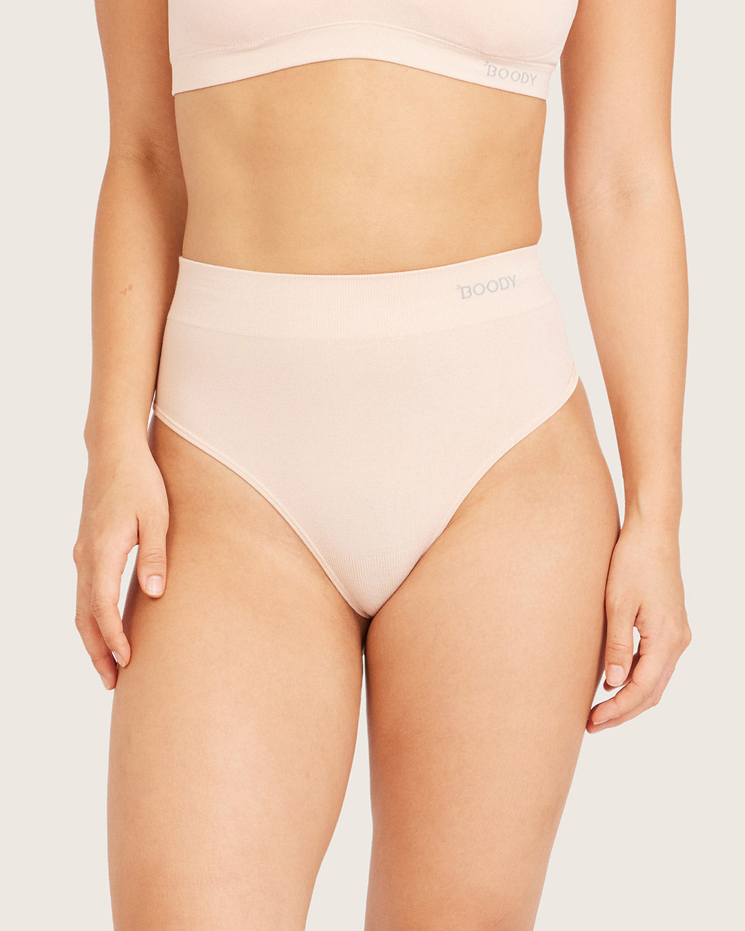 High Waist G-String - Shell