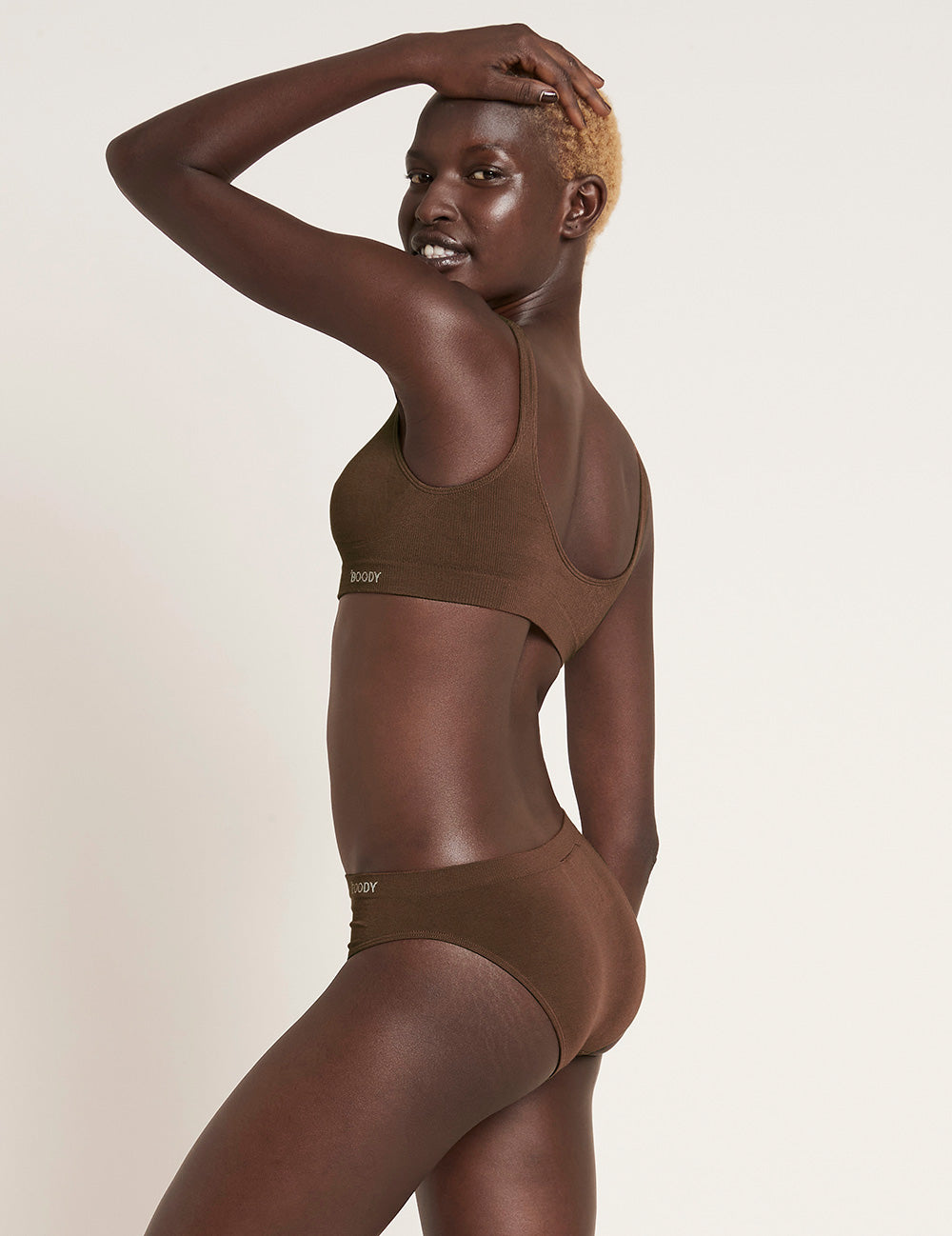 Seamfree Padded Crop Bra - Clove