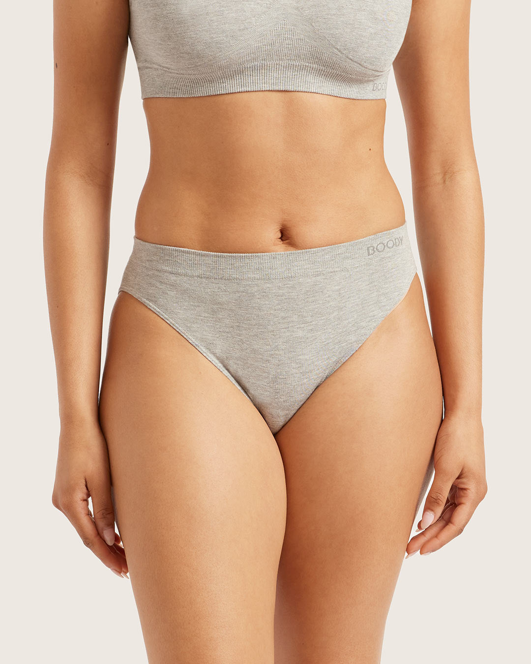Classic Bikini - Light Grey Marl