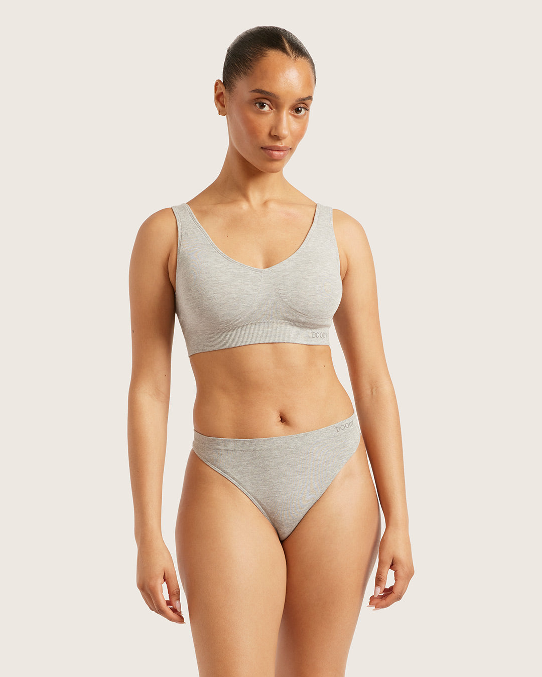 G-String - Light Grey Marl