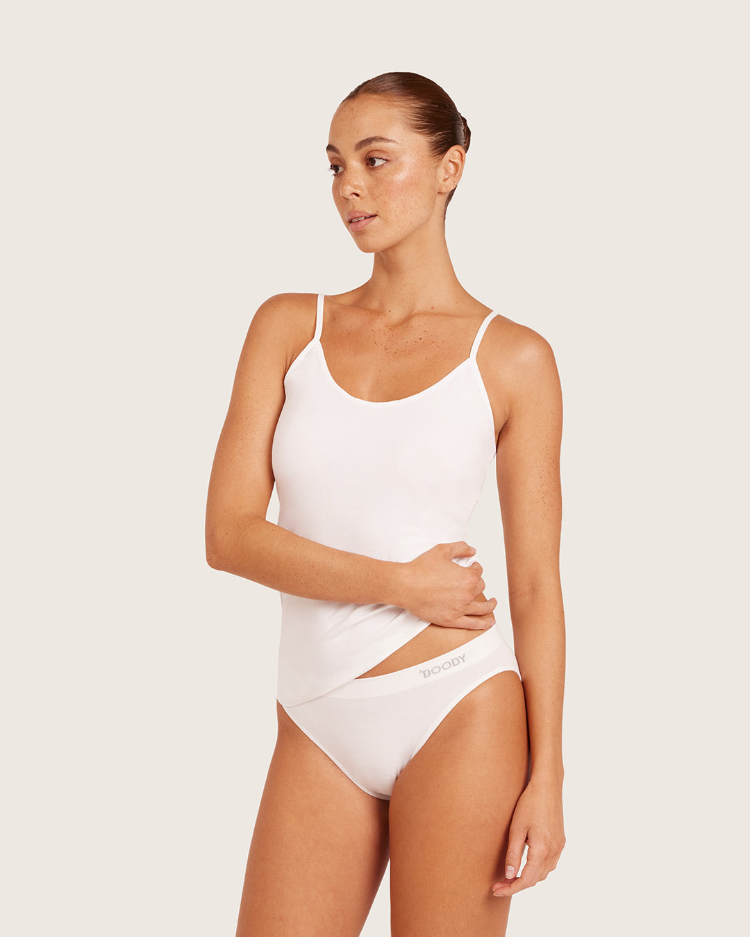 Base Layer Cami Top - White