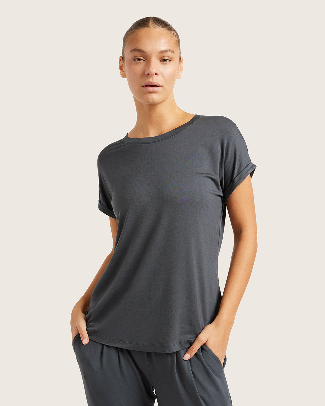 Downtime Lounge Top - Storm