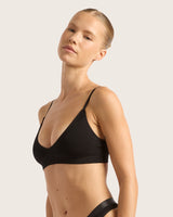 LYOLYTE Triangle Bralette - Black