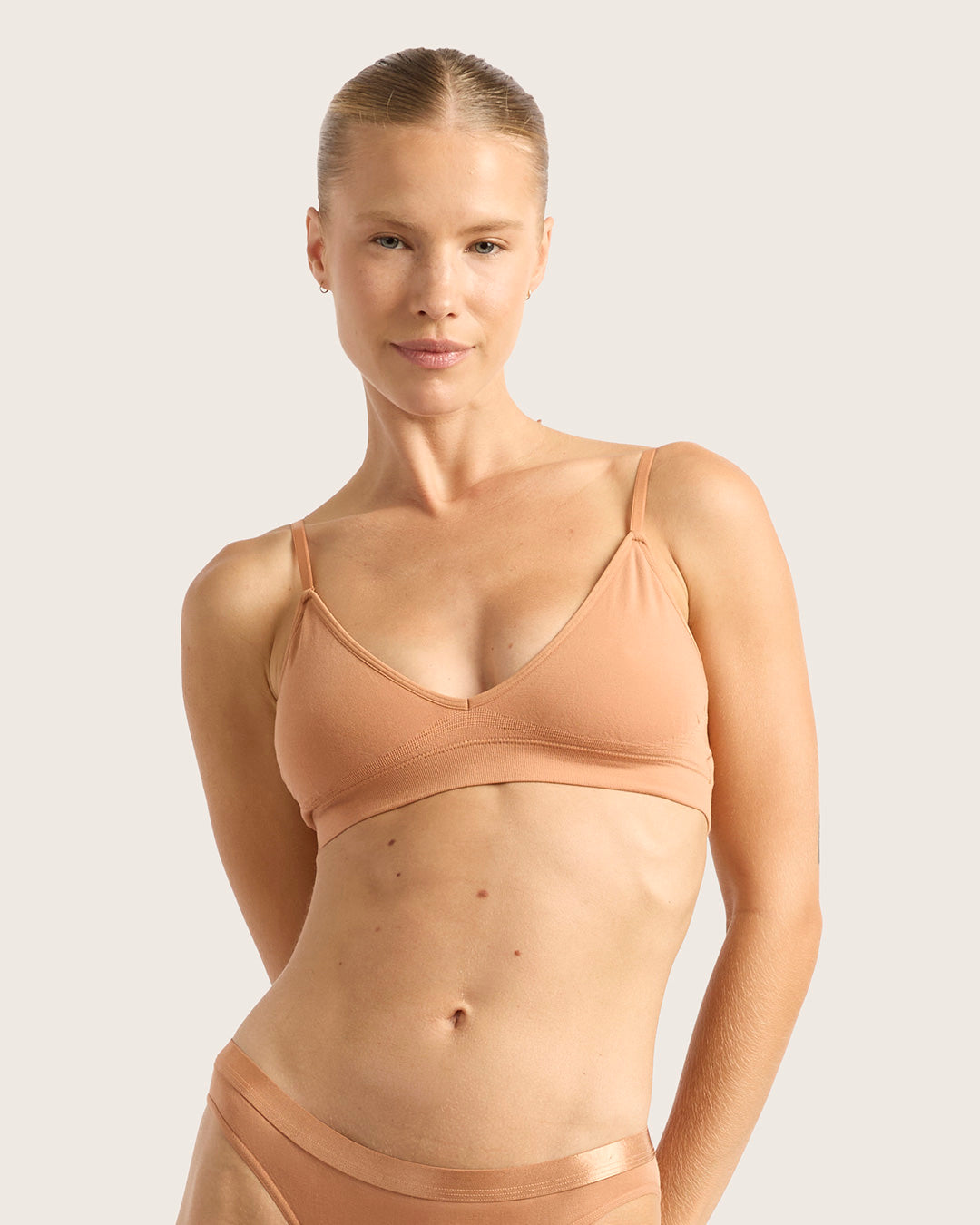 LYOLYTE Triangle Bralette - Dune