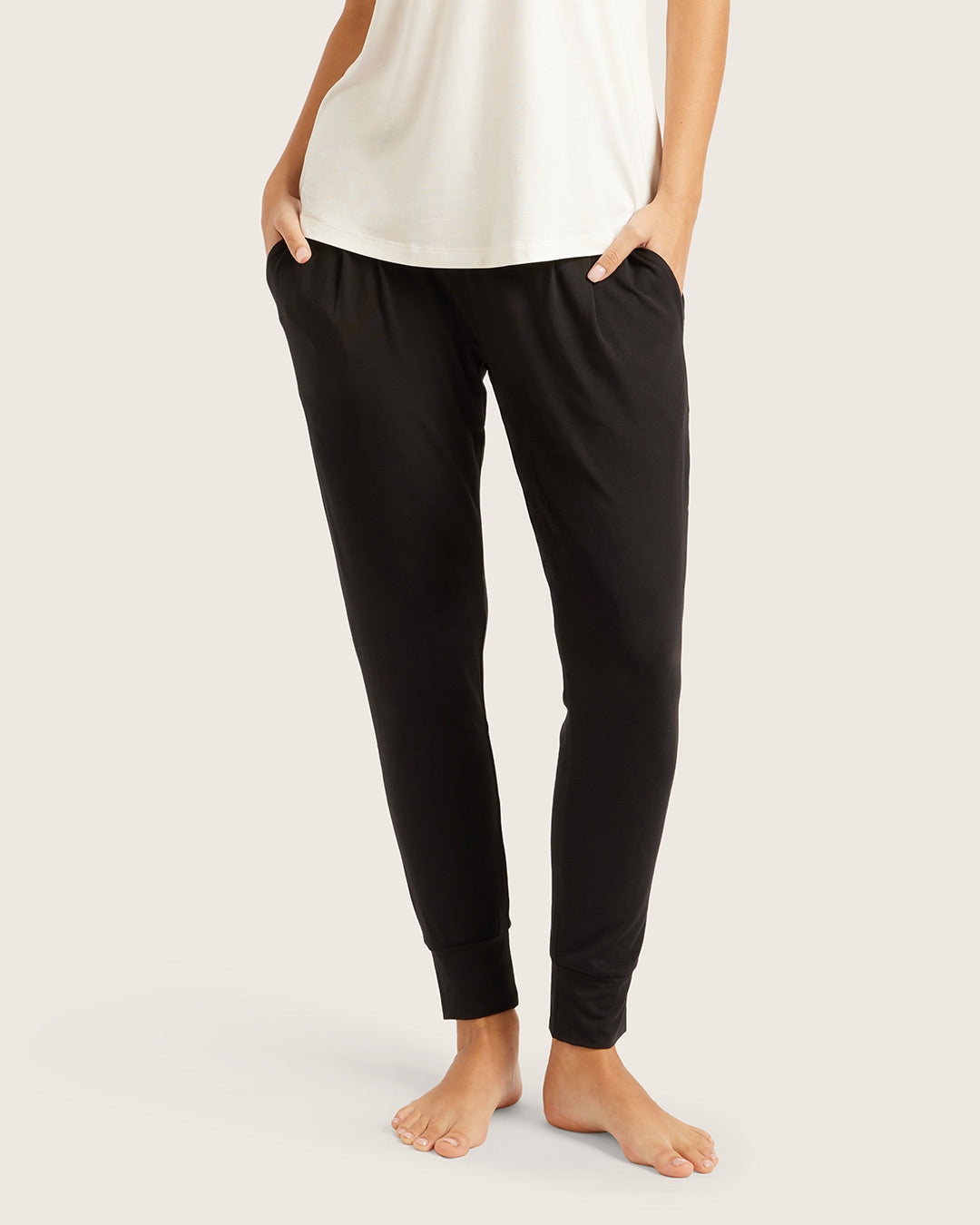 BIDI BADU Crew Pant Donna: Pantalone Da Allenamento Nero In Poliestere Ed Elastan, Con Tasche