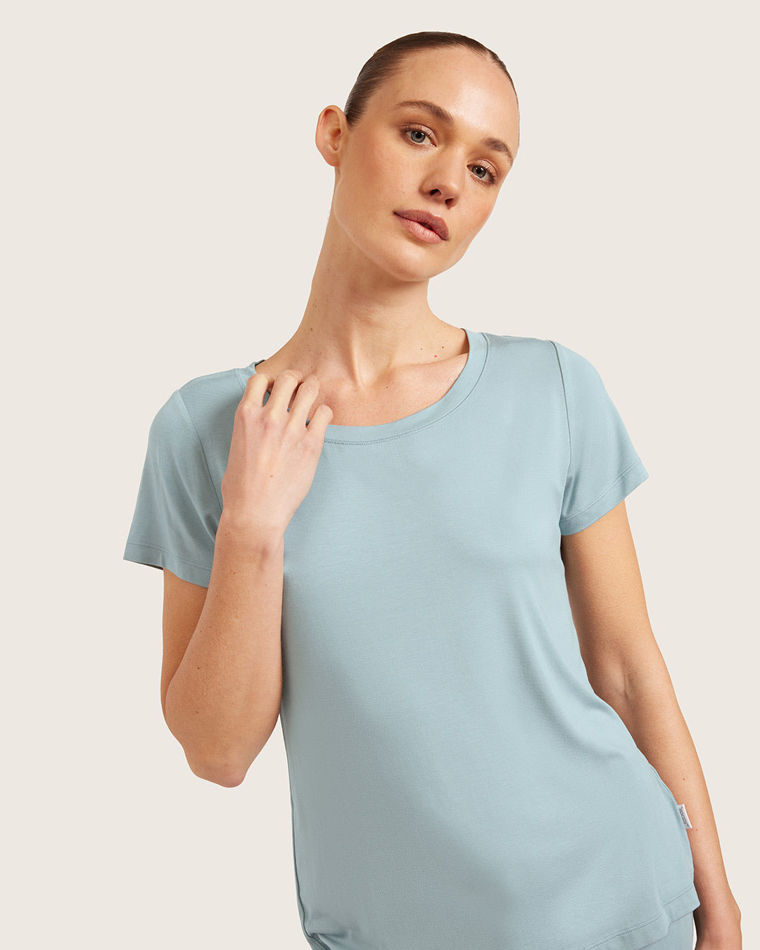 Goodnight Sleep Tee - Mineral Blue