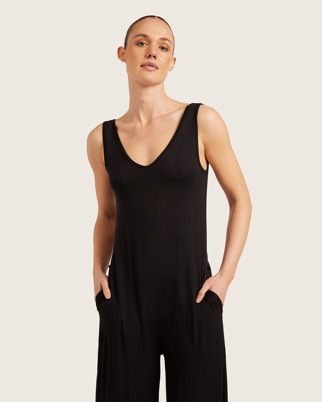 Long Jumpsuit - Black