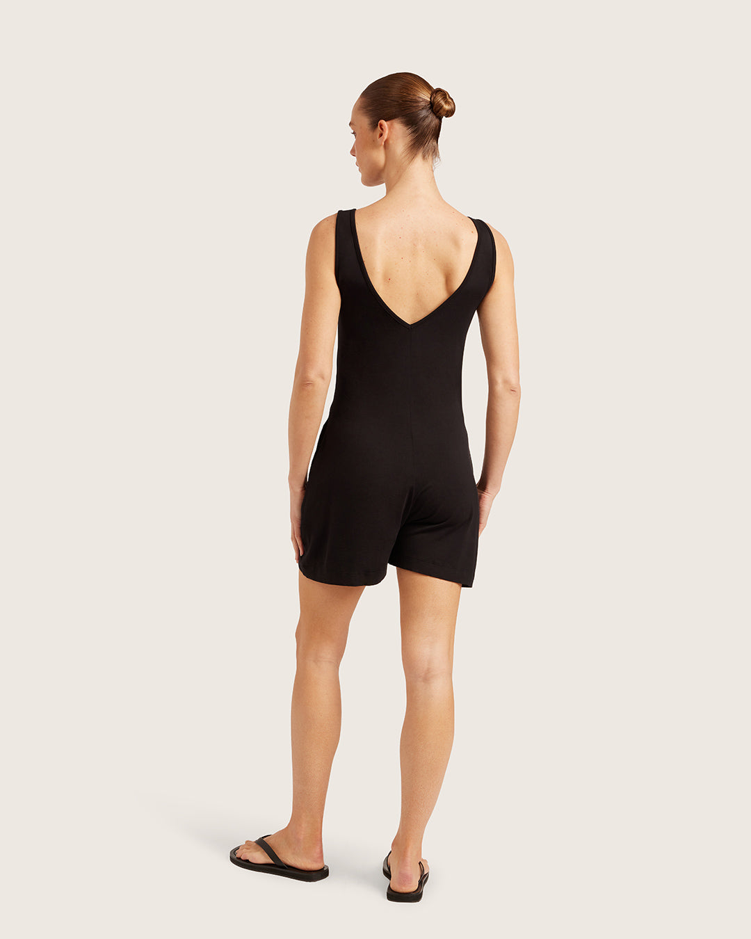 Short Romper - Black
