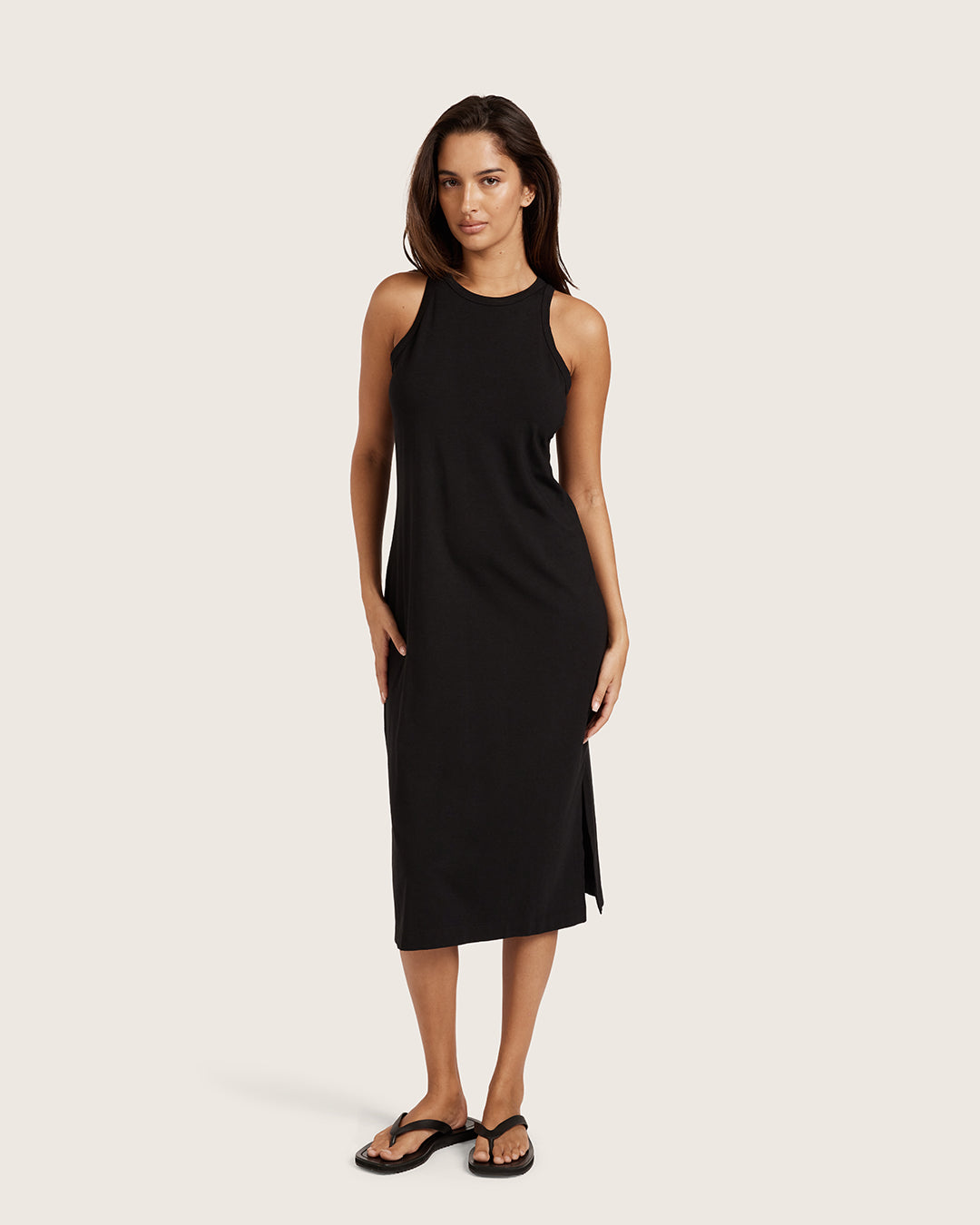 Racerback Dress - Black