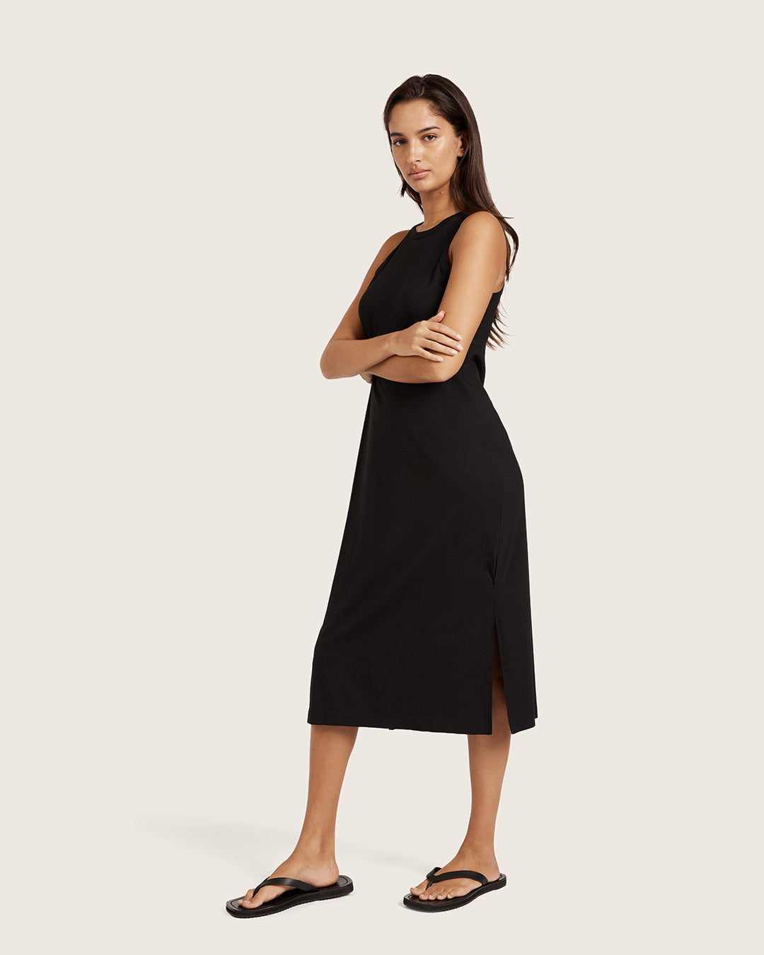 Racerback Dress - Black