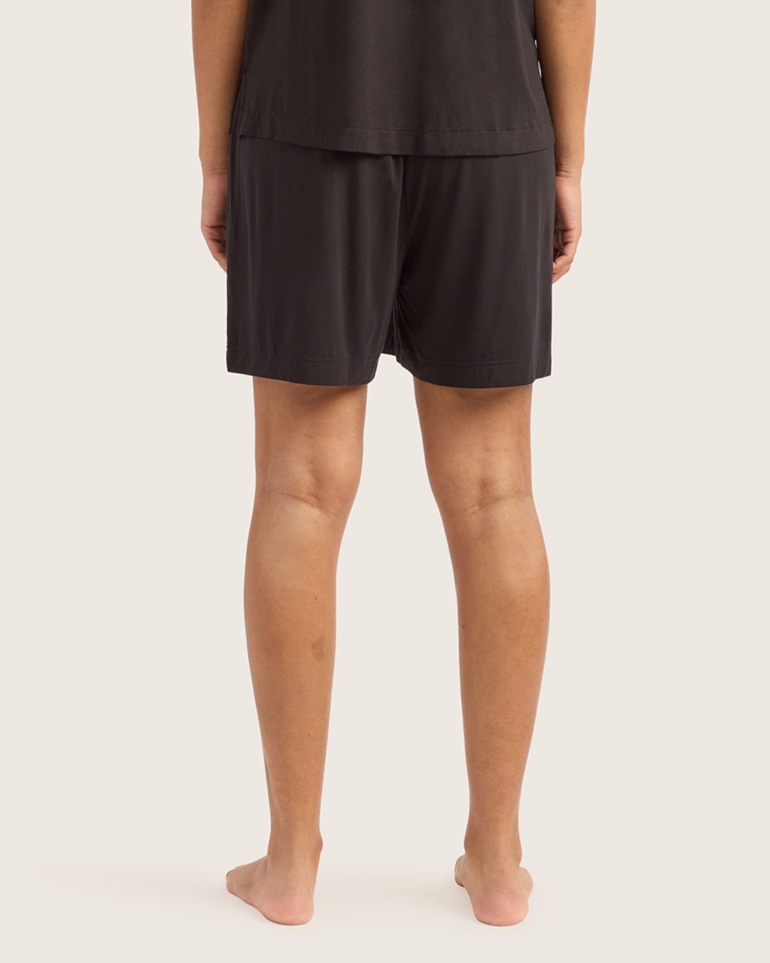Goodnight Long Sleep Shorts - Black