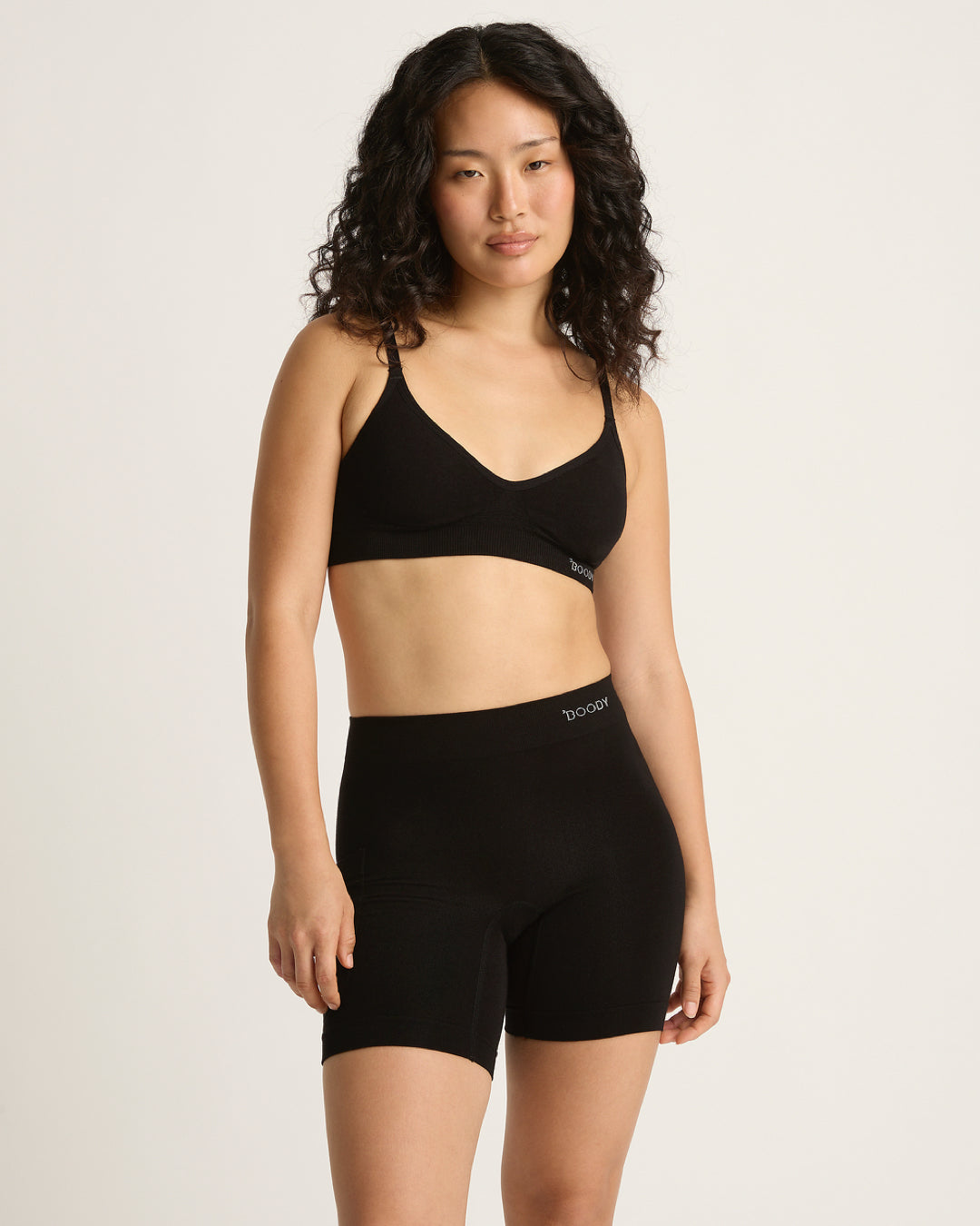 Seamfree Undershorts with Pocket 6" - Black