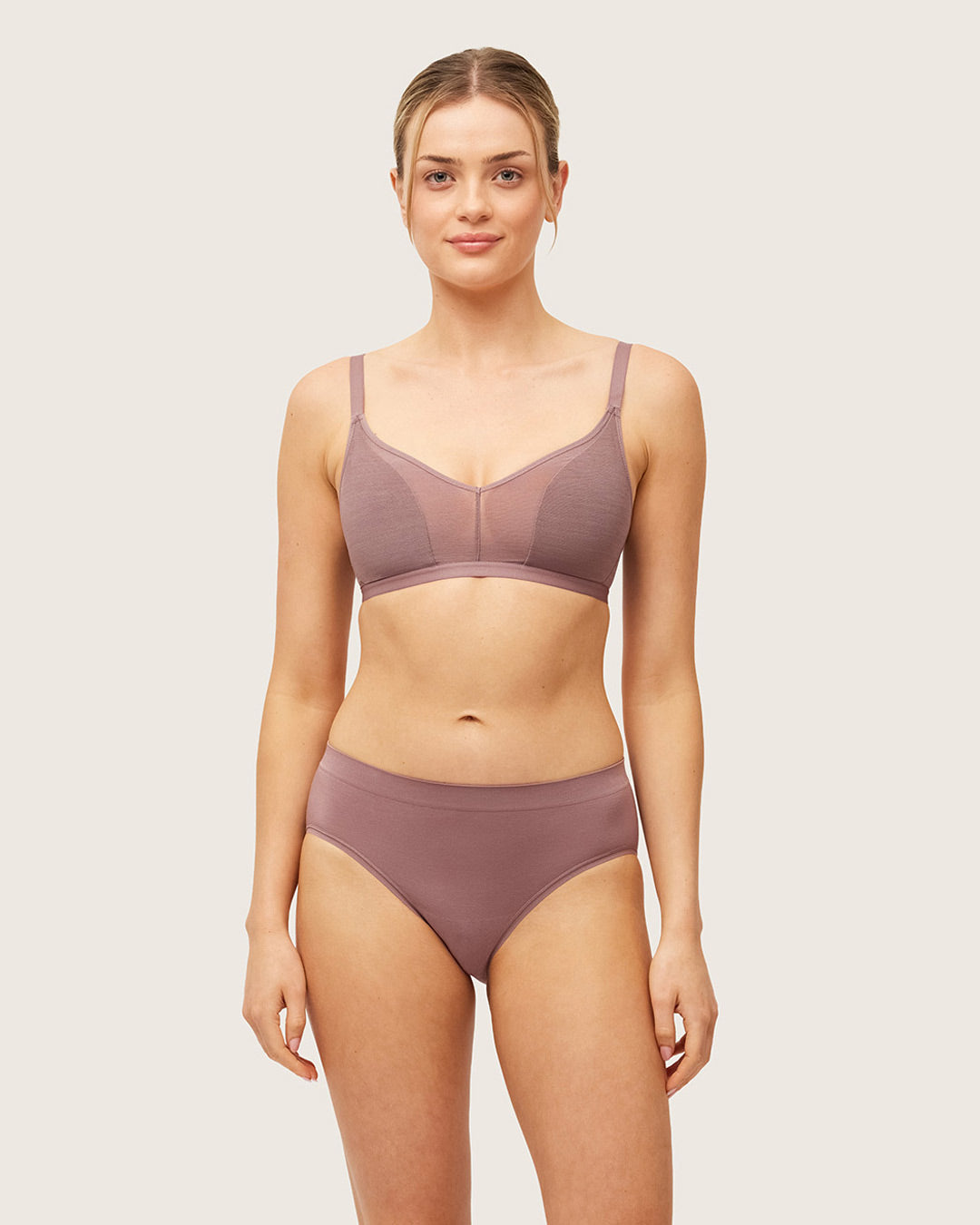 UltraLyte Midi Briefs - Mauve