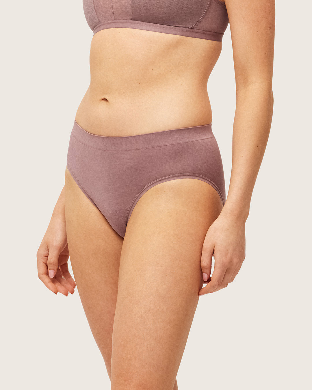 UltraLyte Midi Briefs - Mauve