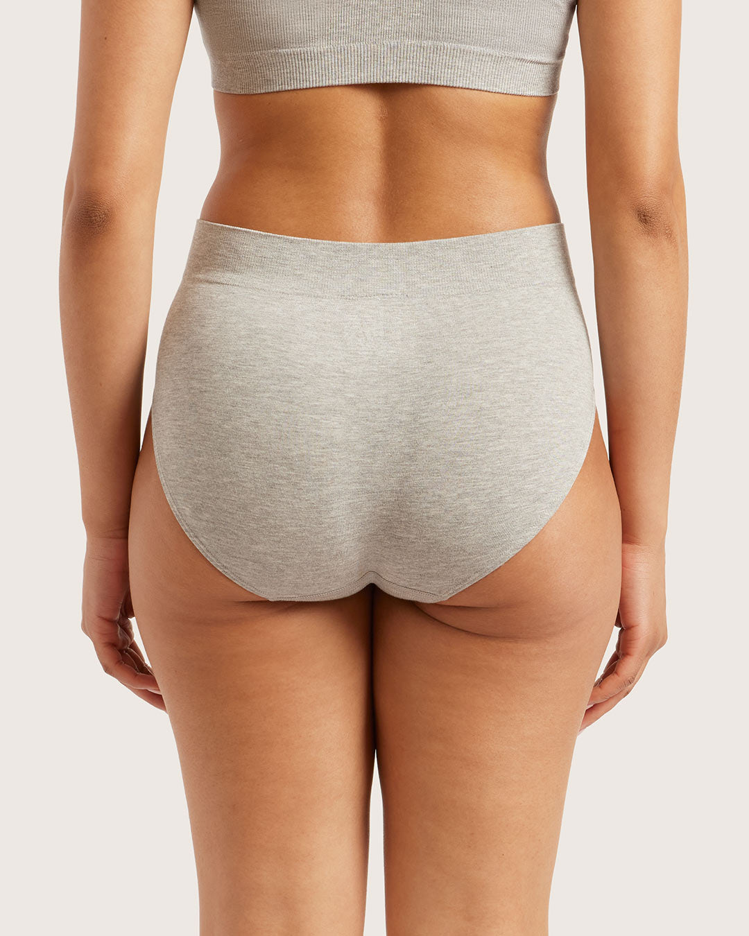 Full Briefs - Light Grey Marl